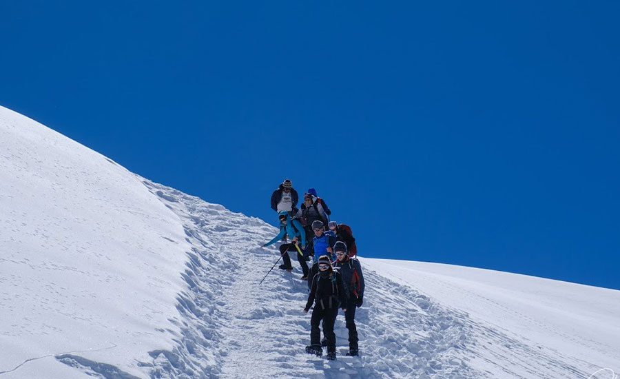 Escalade du pic de l'île