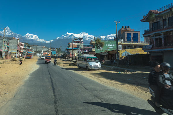 Visite de la ville de Pokhara