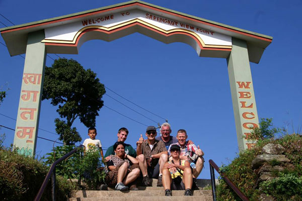 Coucher de soleil à Sarangkot